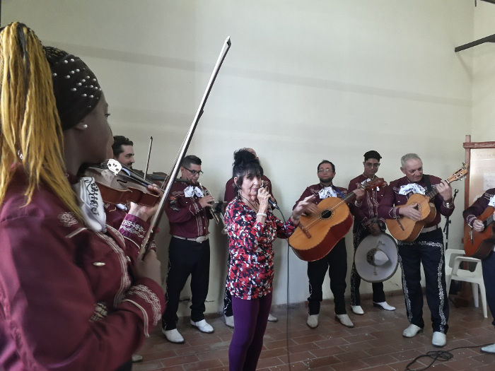 Foto: De la autora Tonada y mariachi vivos en un museo