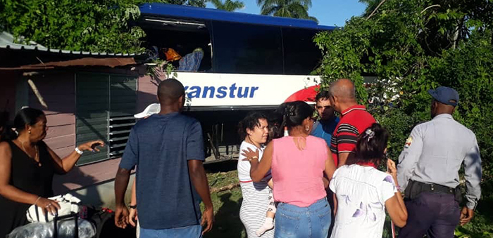 Nueve lesionados en accidente masivo en Santiago de Cuba
