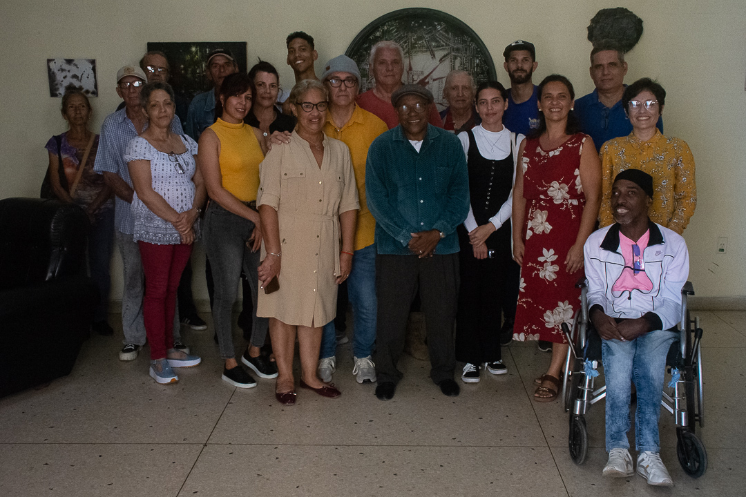 La inauguración de la exposición fue el saludo del colectivo del periódico camagüeyano al 14 de diciembre, Día del Trabajador de la Cultura.