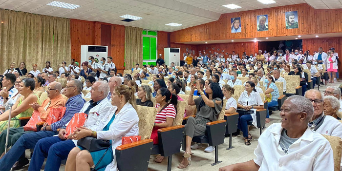 Foto: Tomada de facebook.com Celebró 62 años hospital universitario Manuel Ascunce