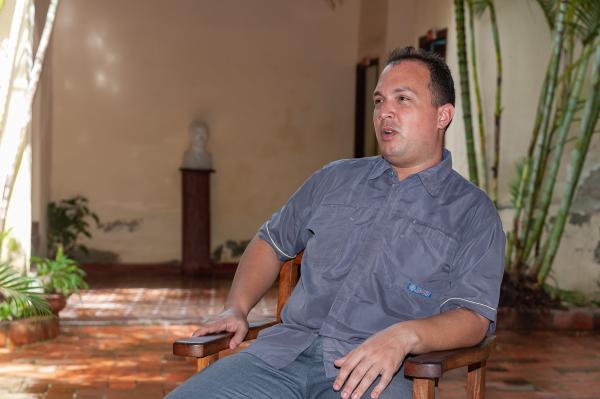 Fernando Manzo, presidente de la Unión de Historiadores de Cuba en Camagüey. Foto: Leandro Pérez Pérez
