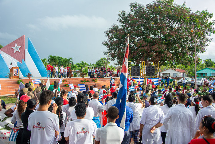 Fotos: Alejandro Rodríguez Rodríguez/ Adelante Cubiteños reafirman compromiso con la Patria