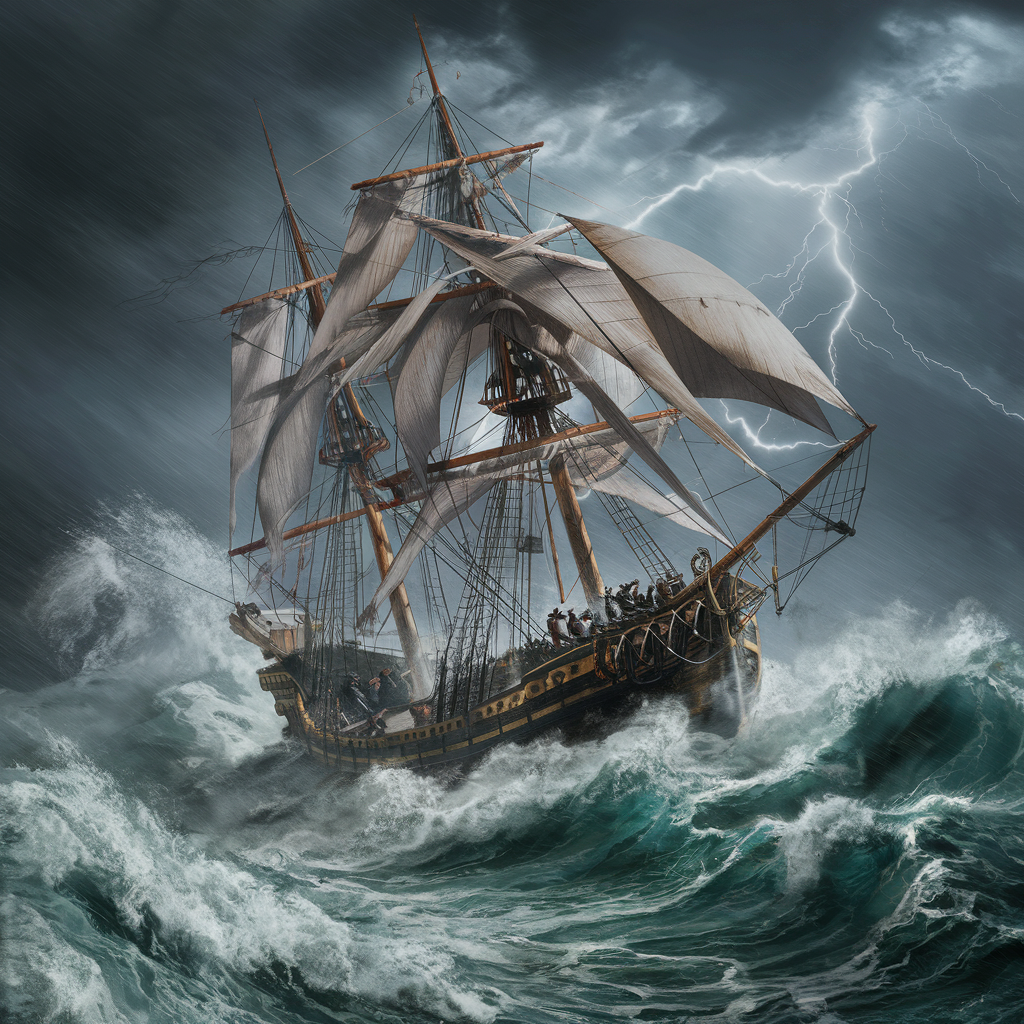 Imagen: Generada por Ideogram 1.0 La noche de la tormenta