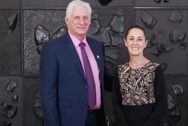 Foto: Tomada de acn.cu Reafirman amistad y cooperación visita de Díaz-Canel a México