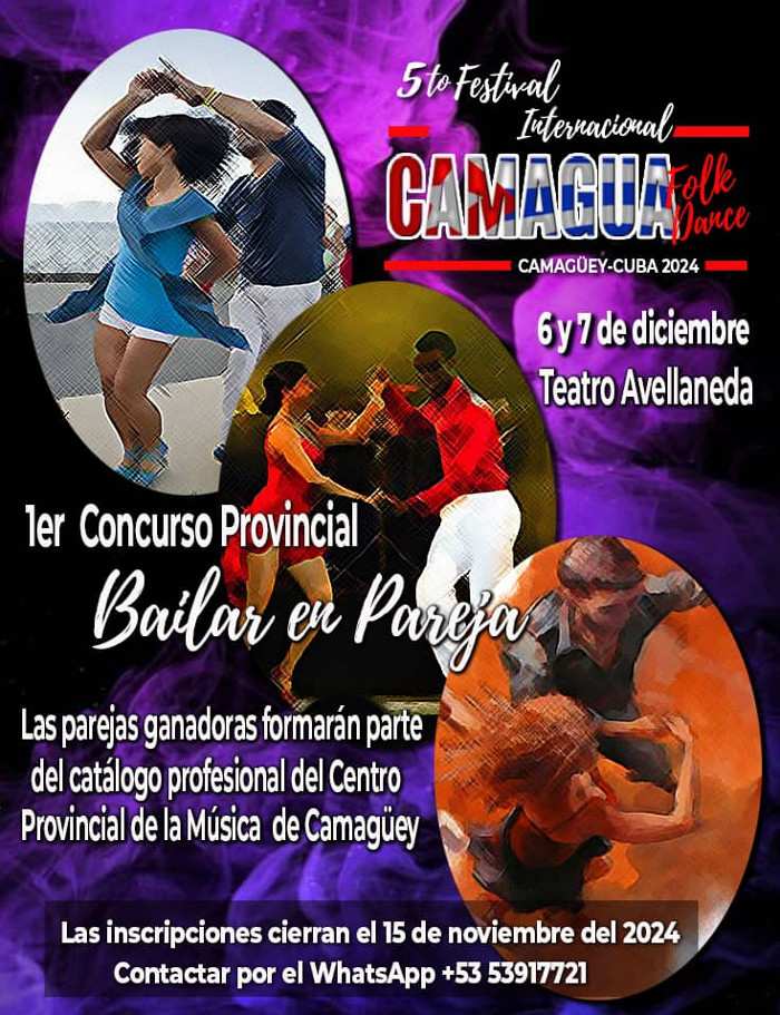 Imagen: Cortesía de la entidad Camagüey anuncia el Concurso Provincial Bailar en Pareja