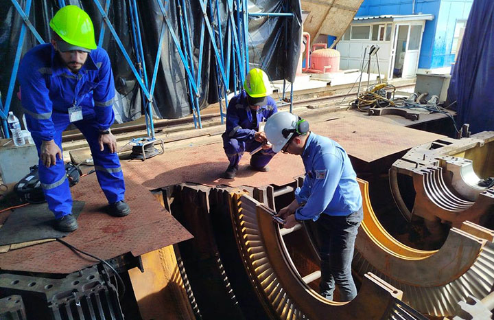 Foto: Tomada de acn.cu Avanza reparación capital de la unidad 4 de termoeléctrica de Cienfuegos