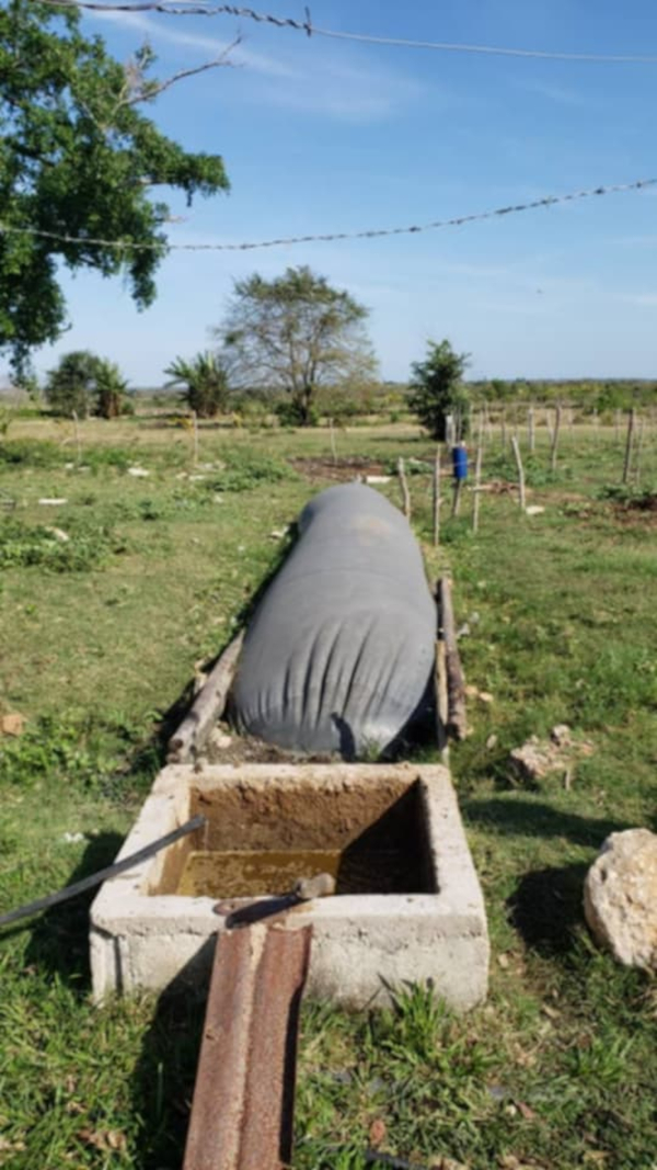 Foto: Cortesía del productor de la finca la Esperanza ,Luis Antonio Gonzalez Nuevos biodigestores en Camagüey