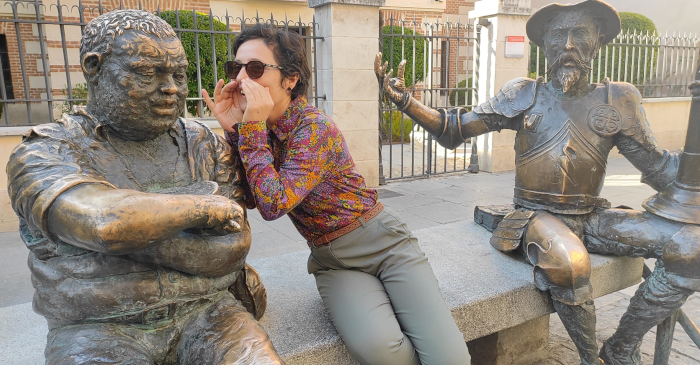 El susurro a Sancho y el eco del romero