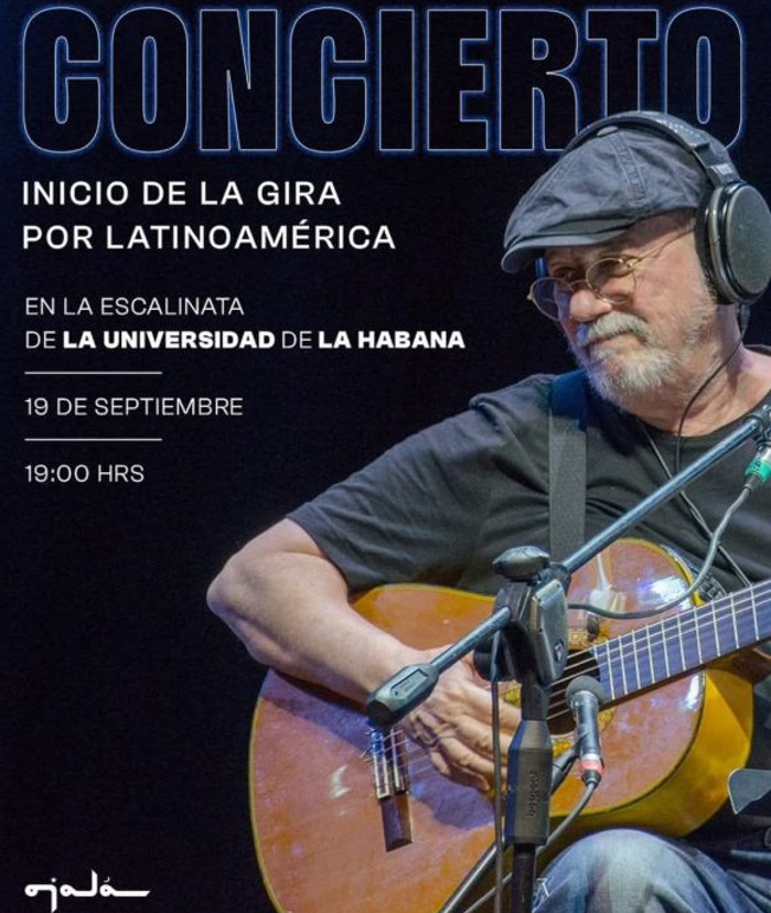 Foto: Tomada de cubadebate.cu Nueva gira latinoamericana de Silvio Rodríguez