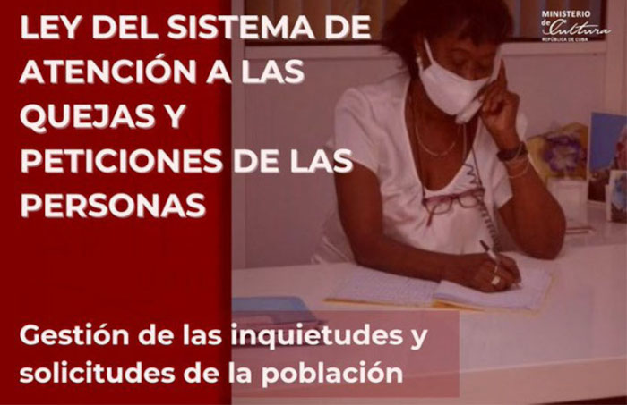 Foto: Tomada de acn.cu Ley sobre quejas y peticiones está e