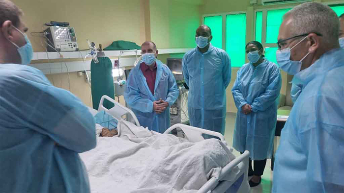 Foto: Tomada de prensa-latina.cu Trasladan a Luanda colaboradoras c