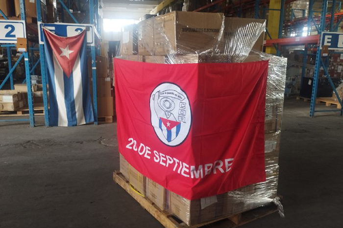 Fotos: De la autora En Cuba donativos médicos procedentes de Canadá