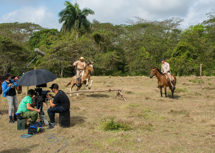 Rodaje de El Mayor en territorio de Camagüey.
