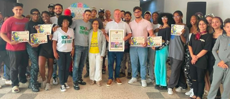 Recorren jóvenes camagüeyanos centros vinculados a Fidel 