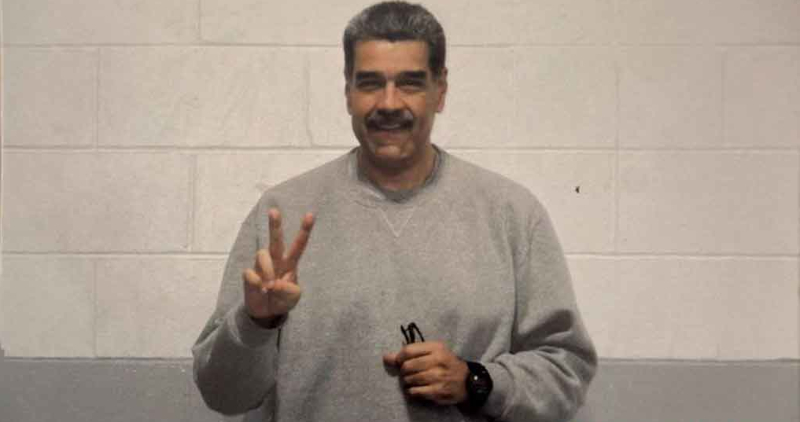 Presidente Maduro envía fotos a nietos y desde la cárcel de Nueva York