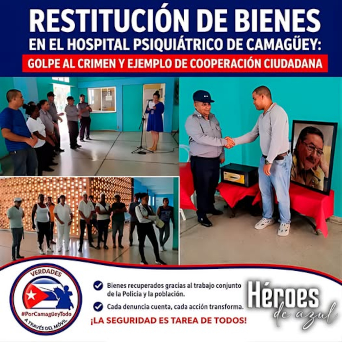 Policía recupera bienes en Camagüey 
