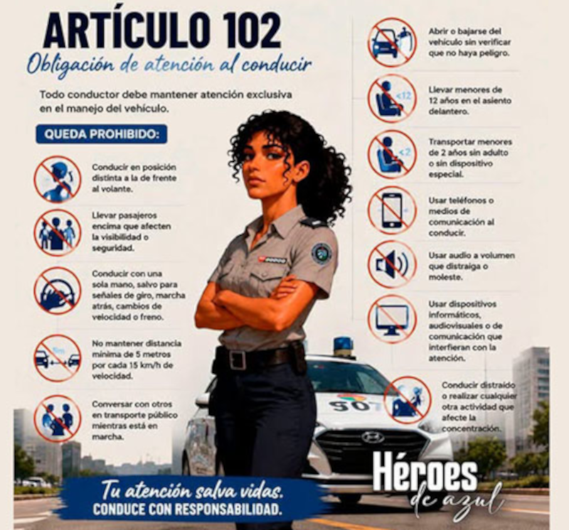 Conducir con responsabilidad y apego a la ley 