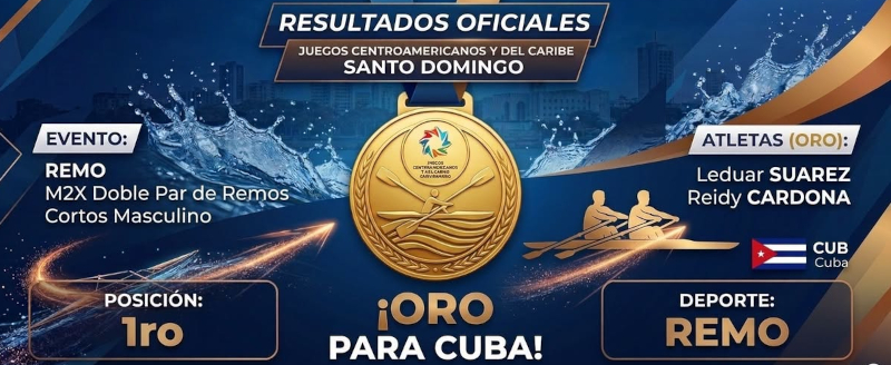 Cuba con cinco oros
