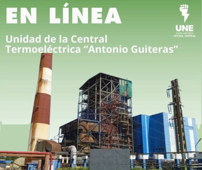 En línea termoeléctrica Guiteras, estabiliza parámetros 