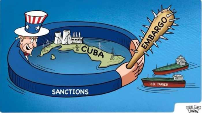 Coerción económica de EE.UU. bloquea entrada de petróleo a Cuba 
